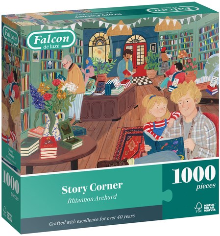Falcon Puzzle Story Corner - 1000 Teile - Puzzle für Erwachsene