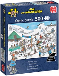 Jumbo Puzzle Jan van Haasteren Rentier Rennen 500 Teile Cartoon