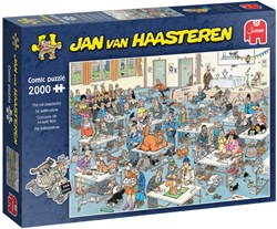 Jumbo Puzzle Jan van Haasteren Die Katzenshow 2000 Teile Puzzle