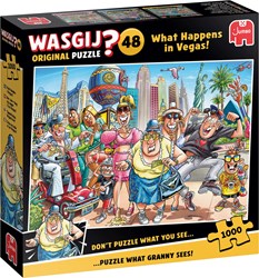 Jumbo Puzzle Wasgij Original 48 What Happens in Vegas! 1000 Teile