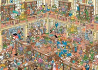 Jumbo Puzzle Jan van Haasteren XL Die Bibliothek 500 Teile Jigsaw Puzzle-2