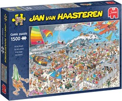 Jan van Haasteren Legpuzzel - Op het Strand 1500st.