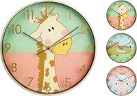Spielzeug Wanduhr bunt 25cm für Kinder - lehrreich