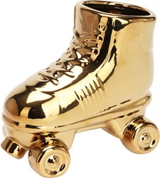 HH - Koopman Vase Spielzeug Rollerskate Gold 20cm dekorativ