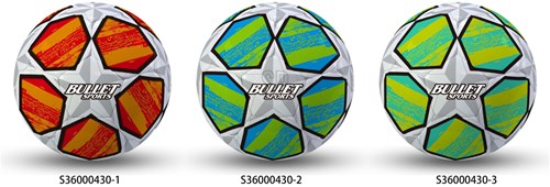 Koopman Fußball Größe 5 Bullet Sports 350 Gramm Assorti Design