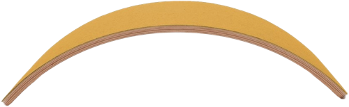 Wobbel Pro Blank lackiert Filz Senf-2