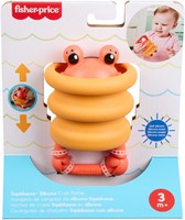 Fisher-Price Silikon Rassel Babyspielzeug Ozean Beißring sensorisch
