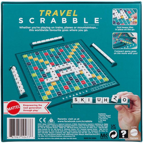 OttoSimon Reisespiel Scrabble Travel kompaktes Brettspiel für unterwegs-3