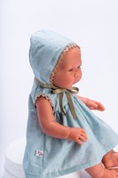 Asi Babypuppe Maria 43cm blau grün Kleid Puppenspielzeug-2
