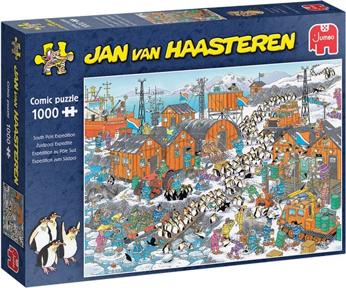 Jumbo 20038 Jan Van Haasteren-Südpol-Expedition-1000 Teile Puzzlespiel, Mehrfarben