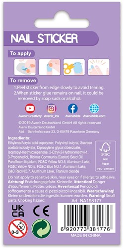 Avenir Nagelsticker Blumen - kreative Nail Art für Kinder-2