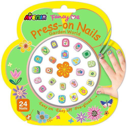 Avenir Nagelsticker Spielzeug - Bunte Gartenwelt für Kinder-2