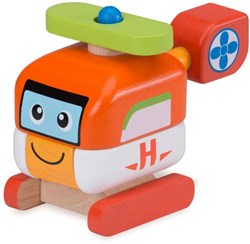 Wonderworld Bausatz Hubschrauber Holzspielzeug für Kinder