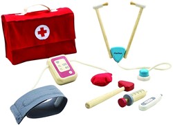 PlanToys Holzspielzeug Arzt-Set