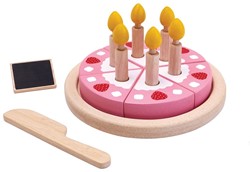 PlanToys Holzspielzeug Geburtstagskuchen-Set