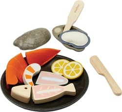 PlanToys Holzspielzeug Meeresfrüchte-Platte