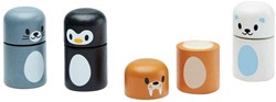 PlanToys Holzspielzeug Arktische Tiere - Matching