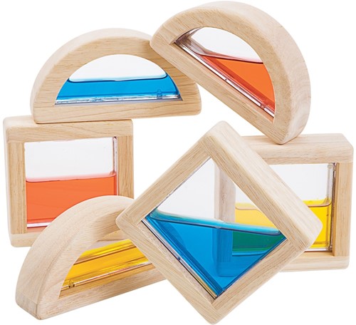 PlanToys Holzspielzeug Wasser-Blöcke