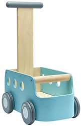 Plan Toys Lauflernwagen blau Orchard Holzspielzeug Kleinkind