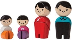 PlanToys Holzspielzeug Familie Iii (Asiatische Familie)