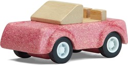 PlanToys Holzspielzeug Rosa Sportwagen