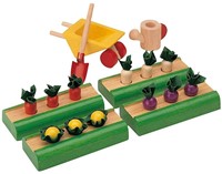 Plan Toys  Holz Puppenhaus Zubehör Gemüsebeet