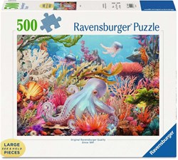Ravensburger Puzzle Reef Life 500XL - bunte Unterwasserwelt