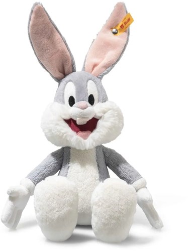 Steiff Bugs Bunny Plüsch Kuscheltier 32 cm grau weiß Looney Tunes