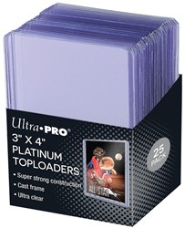 Ultra Pro Kartenhülle Platinum Toploader ultraklar 25 Stück