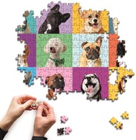Clementoni Puzzle 300 Teile Funny Faces Tierpuzzle für Kinder-2