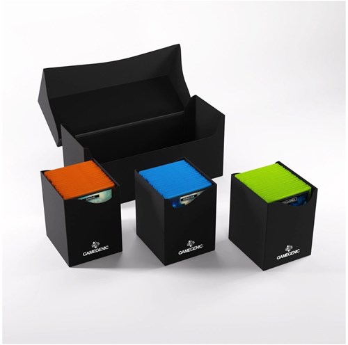 Gamegenic Deckbox Aufbewahrungsbox Triple Deck Holder 300+ XL schwarz Karten-2