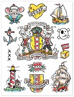 Het Muizenhuis Tattoo-Sticker Sam und Julia - Spielzeug Tattoos-3