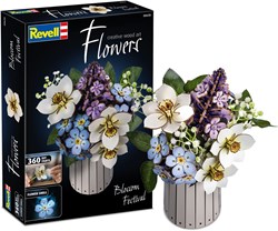 Revell Holzblumen Set mit Vase und Duft - kreatives Spielzeug für Kinder