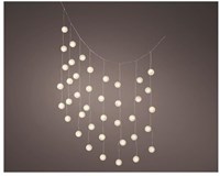 Lumineo LED Gartenbeleuchtung Partylight außen 120cm warmweiß