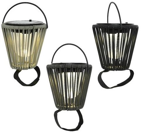Lumineo Solar Balkonbeleuchtung warmweiß LED Außenlampe Planet Happy DE
