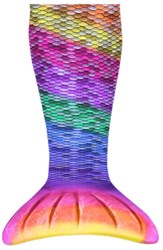 Kuaki Meerjungfrau Decke Rainbow - Fleece Kinderdecke Multicolor