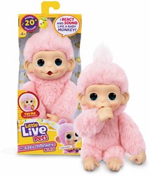 Little Live pets My Baby Mini Monkey Luna Lemon  roze