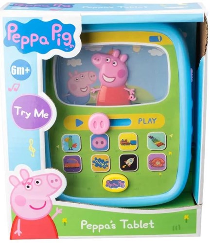HTI Peppa My First Tablet interaktives Spielzeug Tablet Peppa Pig