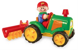 Tolo First Friends Elektronisches Spielzeugfahrzeug - Traktor mit Pflug