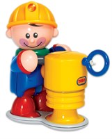 Tolo Spielfigur Straßenarbeiter mit Bohrmaschine - First Friends Spielzeug
