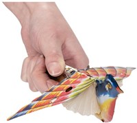 Goki Spielzeug Singvogel bunt mit mechanischem Klang und Flügeln-2