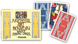 Piatnik Kartenspiel Bridge Ditha Moser Jugendstil Spielkarten Set
