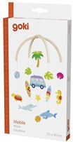 Goki Holz Mobile Surfer Van - Babyzimmer Dekoration Strand Thema-2