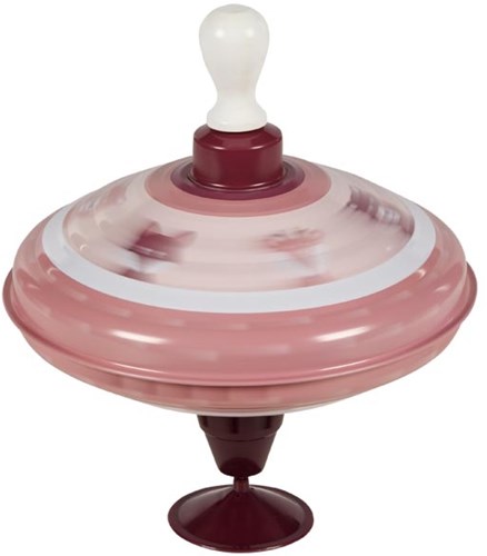 Goki Brummkreisel Waldtiere rosa - Metall Kreisel Spielzeug-2