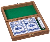 Goki Holz Spielkartenbox - Kartenspiel und Würfelspiel Set für Kinder-2
