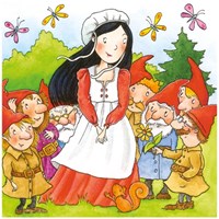Goki Holz Würfelpuzzle Märchen 9-teilig Puzzle Spielzeug-2