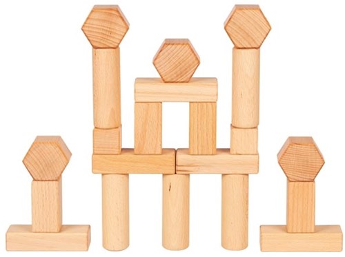 Goki Holz-Bausteine 75-teilig nature - nachhaltiges Spielzeug-2
