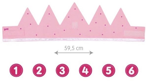 GOKI Geburtstagskrone – Pink-2