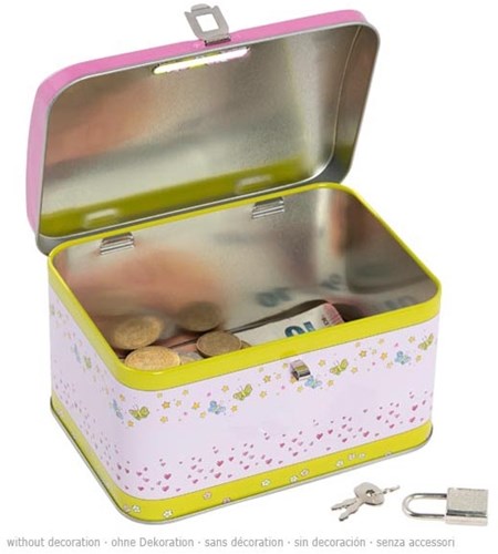 Goki Spardose - Pirat und Prinzessin Metall Kinderspardose-2