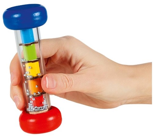 Goki Holz Regenmacher Spielzeug - bunter Regenstab Musik-2